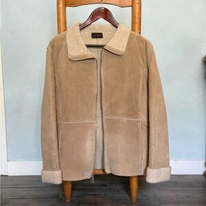 Vintage Guess Tan Suede Jacket